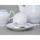 Coffee set for 6 persons, Thun 1794 Carlsbad porcelain, BERNADOTTE platinum