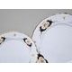 Plate set for 6 pers., Thun 1794 Carlsbad porcelain, BERNADOTTE arms