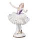 Tanečnice s krajkou (fialová) 8 x 6 x 12 cm, Kurt Steiner, Porcelánové figurky Unterweissbacher