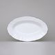 Frost classic: Oval dish 24 cm, Thun 1794 Carlsbad porcelain, BERNADOTTE frost, Platinum line