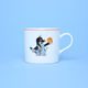 Cup 230 ml Mole in overalls with ball, THUN 1794 karlovarský porcelán