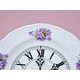 Wall Clock 24 cm with clockwork, Violet, Český porcelán a.s.