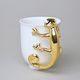 Mug ZOO Chameleon 400 ml, GOLD, 12 cm, Goldfinger porcelain