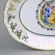 Dish oval 38 cm, The Three Graces + gold, Carlsbad porcelain