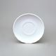 Verona white: Saucer 150 mm with wider mirror, G. Benedikt 1882, bottom sign