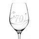 Celebration: Glass 360 ml plus Swarovski Crystals plus celebration number