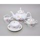 Tea set for 6 pers., Thun 1794 Carlsbad porcelain, BERNADOTTE Meissen Rose