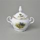 Lid for 300 ml sugar bowl, Thun 1794, karlovarský porcelán, BERNADOTTE hunting
