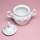 Pink line: Sugar bowl 300 ml, Thun 1794 Carlsbad porcelain, BERNADOTTE roses