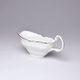 Sauce boat small 50 ml, Thun 1794 Carlsbad porcelain, BERNADOTTE frost, Platinum line