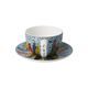 Cup and saucer James Rizzi - My New York City Day, 250 ml / 15 cm, Fine Bone China, Goebel