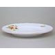 red line: Plate dining 24 cm, strawberries, Český porcelán a.s. (QII)