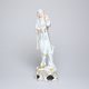 Violin player Rococo 20 cm, white + gold, Porcelain Figures Duchcov Royal Dux