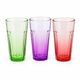 Three coloured glasess 280 ml, Solbika Glassworks Poland
