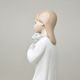 Dívka s pejskem 19,5 cm, NAO porcelánové figurky