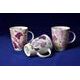 Sweet Pea (purple): Mug 400 ml, English Fine Bone China, Roy Kirkham