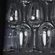 Spiral - Set of 6 wine glasses 350 ml, Swarovski Crystal, DIAMANTE