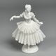 Tanečnice s krajkou 8 x 6 x 12 cm, Kurt Steiner, nedekor, Porcelánové figurky Unterweissbacher