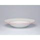 70477: Deep Plate 23 cm, Thun 1794 Carlsbad porcelain, Natalie, Red line