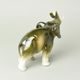 Slon 22 x 17 cm, Luxor, Porcelánové figurky Duchcov