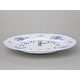 Clock wall 27 cm, Thun 1794 Carlsbad porcelain, BERNADOTTE Forget-me-not-flower