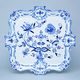 Tray embossed 35 x 35 cm, Original Blue Onion Pattern