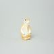 Bear 7,5 x 4 x 4 cm, Luxor, Porcelain Figures Duchcov