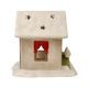 Candle holder Snowed-in Chicken Coop 14.5 / 16.5 / 15.5 cm, stoneware, Goebel