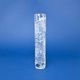 Křišťálová váza válec broušená úzká Kometa, 230 mm, GLASSPO / Crystal Bohemia