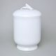Porcelain Urn Case With Feather 29,5 cm, White, Royal Dux Bohemia