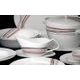 Dining set for 6 persons, Thun 1794 Carlsbad porcelain, SYLVIE 80382