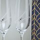 Set 2 sklenic na sekt 210 ml, Helix, krystaly Swarovski, DIAMANTE