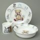 Teddy time: Children's 3 pcs. set in giftbox, Roy Kirkham fine bone china