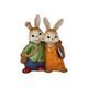 Rabbit figurine School Friends 10 / 6.5 / 12cm, stoneware, Goebel