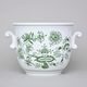 Květináč s uchy bez nožky pr. 16; v. 13,5 cm, zelený cibulák, Český porcelán a.s.