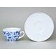 Šálek 330 ml a podšálek 17 cm Milada, Fragmenty cibuláku, modrá, Český porcelán a.s.