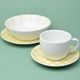 Breakfast set 4 pcs., yellow, G. Benedikt 1882