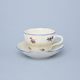 Cup and saucer B plus B 0,21 l / 14 cm for coffee, Hazenka IVORY, Cesky porcelan a.s.