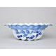 Baking form for "Bábovka" cake 27 cm, Thun 1794 Carlsbad porcelain, BLUE CHERRY