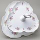 Compartment dish 2 pcs. triangular bowls, v. 35 cm, Thun 1794 Carlsbad Porcelain, BERNADOTTE Meissen Rose