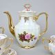 Coffee set for 6 pers., Cecily - Rose, Royal Bohemia porcelain