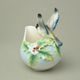 Winter wonderland chickadee design sculptured porcelain creamer h=12cm, FRANZ Porcelain