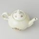 Tea pot 1,2 l, Thun 1794 Carlsbad porcelain, BERNADOTTE ivory + flowers