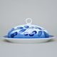 Butter dish oval Cairo 250 g, Thun 1794 Carlsbad porcelain, BLUE CHERRY