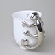 Mug ZOO Chameleon 400 ml, PLATINUM, 12 cm, Goldfinger porcelain