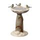 Figurine Winter bird bath, 7 / 6 / 8,5 cm, stoneware, Goebel