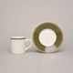 Cup 90 ml mocca + saucer 115 mm, Thun 1794 Carlsbad porcelain, Cairo 30381 ivory