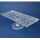 Podnos na noze 39 x 17,5 x 12 cm, brus 500pk, Bohemia Crystal