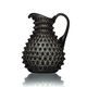 Crystal Jug 2000 ml, Smoke - Polka Dot, Kvetna 1794 Glassworks