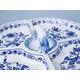 4-Compartment dish 32 cm, Original Blue Onion Pattern